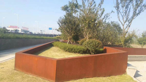 东台耐候钢挡土墙